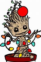 Image result for Baby Groot with Santa Hat Cartoon Drawing