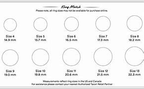 Image result for Ring Size Picture