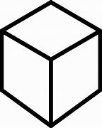 Image result for White Cube Clip Art