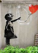 Image result for Banksy Balloon Girl Graffiti Art