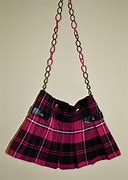 Image result for Pink and Black Plaid Skirt