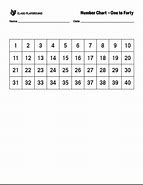 Image result for Printable Numbers 1 40