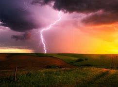 Image result for Awesome Sunset and Lightning