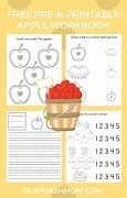 Image result for Preschool Apple Tracing