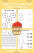 Image result for Preschool Apple Theme Worksheets