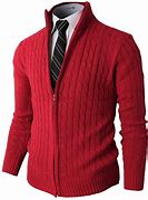 Image result for Men's Zip Front Sweaters
