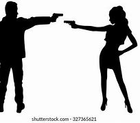 Image result for Female Gangster Silhouette