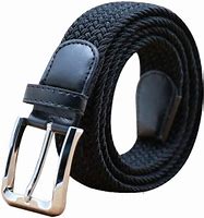 Image result for Black Belt for Jeans Cotton Men's