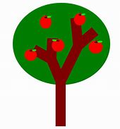Image result for 2 D Apple Tree