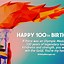 Image result for 100 Year Birthday Wishes