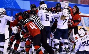 Image result for USA vs Canada Hockey