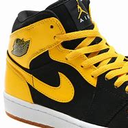 Image result for Yellow Black Retro Jordans