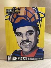 Image result for Mike Piazza Rookie Card 1993