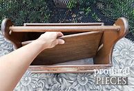 Image result for Upcycle Wooden Magazine Rack