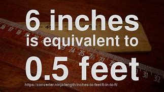 Image result for How Many Inches Are in 6 Feet