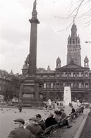 Image result for Glasgow at Night 1960s