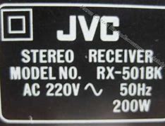 Image result for JVC Receiver RX