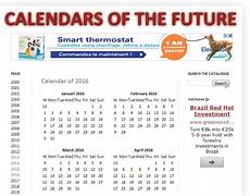 Image result for 3000 the Year Future Calendar