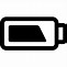 Image result for iPhone Empty Battery Icon