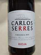 Image result for Carlos Serres Rioja Crianza