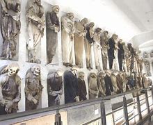 Image result for Mummies in Catacombs Italy