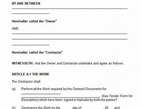 Image result for Basic Contract Template Free Word