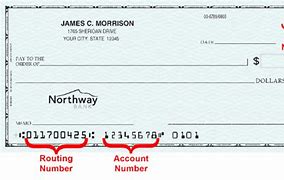 Image result for Account Number On a Check Located