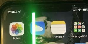 Image result for Vertical Green Line On iPhone X Screen
