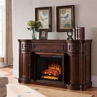 Image result for TV Console with Fireplace and Coffee Table