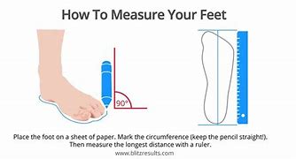 Image result for How to Measure Foot Size