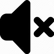Image result for Mute Audio Symbol