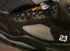 Image result for Air Jordan 5 Unreleased Black