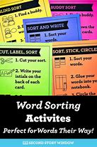 Image result for Sort Word Play Ideas
