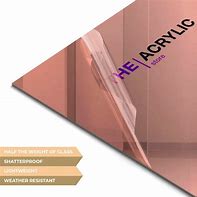 Image result for Colored Plexiglass Rose Gold