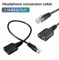 Image result for RJ9 to 3.5Mm