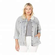 Image result for Plus Size Denim Jackets