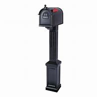 Image result for Craftsman Style Mailbox Post
