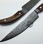 Image result for Kitchen Knife with Dashes On Blade