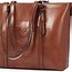 Image result for Women's Laptop Leather Tote Bag