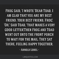 Image result for Frog and Toad Quotes Winter