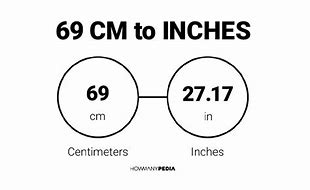 Image result for 69 Cm in Inch