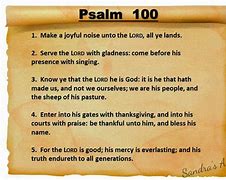 Image result for Psalm 100 KJV