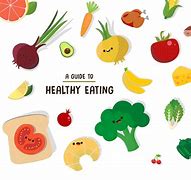 Image result for Cartoon Person Eating Healthy