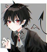 Image result for Little Anime Boy with Black Hair