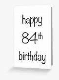 Image result for Happy 84th Birthday