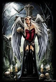 Image result for Gothic Angel Pin Art