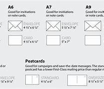 Image result for Standard Card Envelope Size