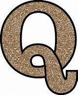 Image result for Glitter Letter Q