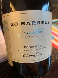 Image result for Vina Cono Sur Pinot Noir 20 Barrels