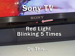 Image result for Sony TV 5 Blinking Red Lights